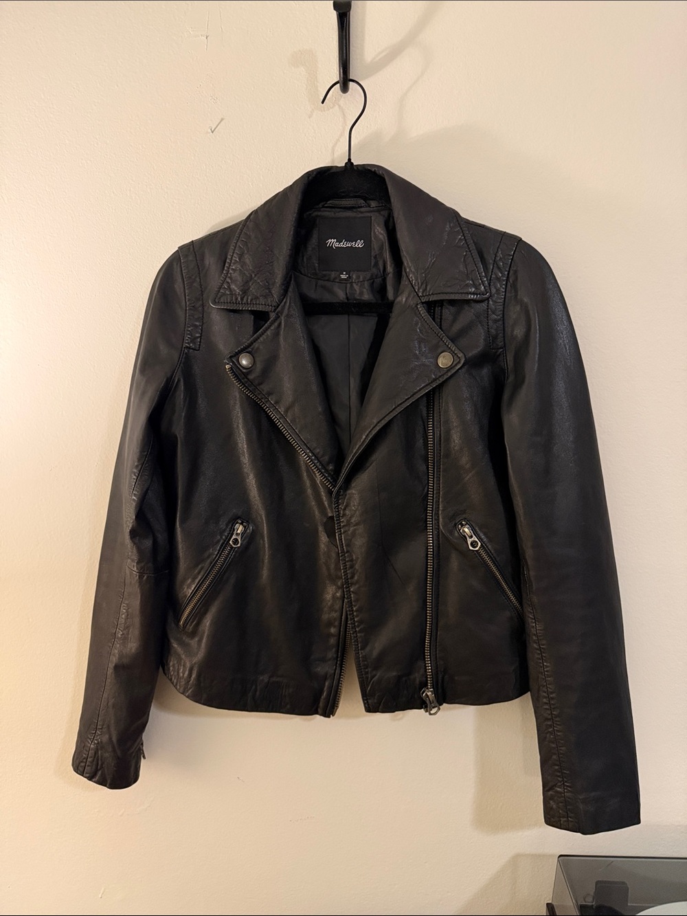 Madewell leather motorcycle jacket